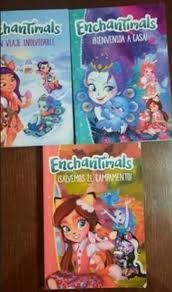 ENCHANTIMALS.LIBRO PARA COLOREAR + PEGATINAS