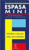 DICIONARIO MINI ESPAÑOL-INGLÉS/INGLÉS-ESPAÑOL