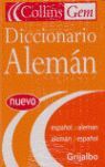 DICCIONARIO COLLINS GEM ALEMÁN-ESPAÑOL, ESPAÑOL-ALEMÁN