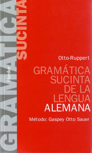 GRAMÁTICA SUCINTA DE LA LENGUA ALEMANA