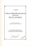 CINCO AÑOS DE ESTANCIA EN LAS ISLAS CANARIAS