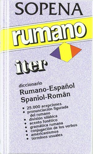 DICCIONARIO SOPENA ITER RUMANO ESPAÑOL ESPAÑOL RUMANO