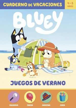 JUEGOS DE VERANO:CUADERNO DE VACACIONES BLUEY
