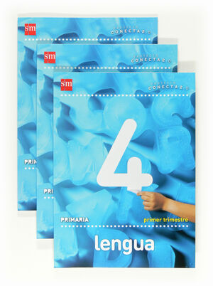LENGUA. 4 PRIMARIA. CONECTA 2.0. TRIMESTRES