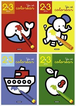 YA SÉ COLOREAR (4 TÍTULOS)
