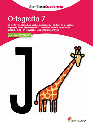 ORTOGRAFÍA 7 CUADERNOS