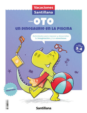 VACACIONES CON OTO UN DINOSAURIO EN LA PISCINA (3 - 4 AÑOS)