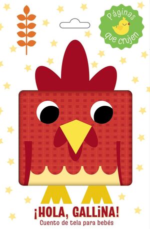 HOLA GALLINA CUENTO DE TELA PARA BEBÉS