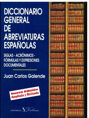 DICCIONARIO GENERAL DE ABREVIATURAS ESPAÑOLAS