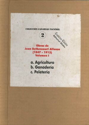 OBRAS DE BETHENCOURT ALFONSO (1847-1913) VOLUMEN 1