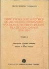 DIARIO CRONOLOGICO HISTORICO DE LOS SUCESOS ELEMENTALES POLITICOS