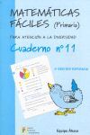 MATEMÁTICAS FÁCILES 11, EDUCACIÓN PRIMARIA