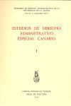 ESTUDIOS DE DERECHO ADMINISTRATIVO ESPECIAL CANARIO