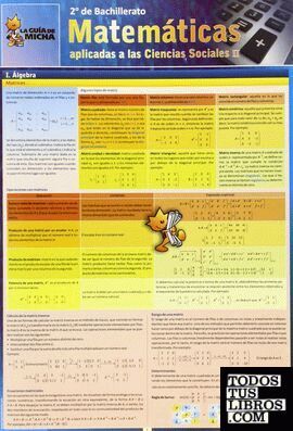 LA GUÍA DE MICHA, MATEMÁTICAS APLICADAS A LAS CIENCIAS SOCIALES, 2 BACHILLERATO