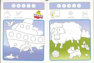 SUPER PEGA, ESCRIBE Y COLOREA Nº 2