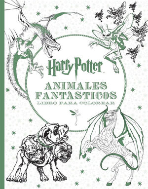 HARRY POTTER ANIMALES FANTASTICOS - LIBRO PARA COLOREAR