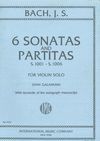 6 SONATAS Y PARTITAS PARA VIOLIN