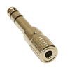 ADAPTADOR MINI JACK H ESTEREO - JACK ESTEREO M DORADO