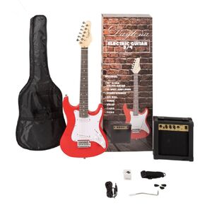 PACK GUITARRA ELECTRICA INFANTIL STRATOCASTER ROJO DAYTONA