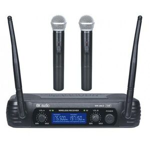 MICROFONO INALÁMBRICO DE MANO DOBLE EK AUDIO WR-69LD