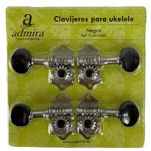 CLAVIJERO UKELELE ADMIRA CLAVUKBK NEGRO