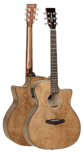 GUITARRA ACUSTICA ELECTRIFICADA TANGLEWOOD MAPLE BRILLO