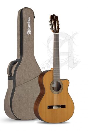 GUITARRA CLASICA ALHAMBRA 3C CW E1 + FUNDA