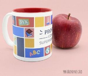 TAZA PROFE CON SUPERPODERES