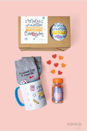 PACK TAZA EDUCANDO CON EL CORAZÓN