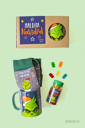 PACK TAZA MALDITA NAVIDAD