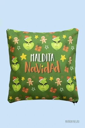 COJÍN MALDITA NAVIDAD