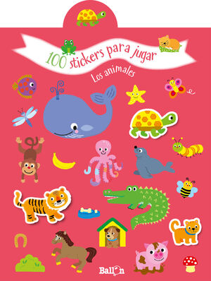 100 STICKERS PARA JUGAR - LOS ANIMALES