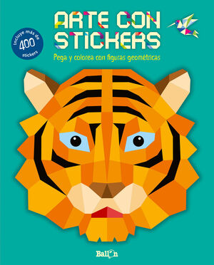 ARTE CON STICKERS - TIGRE