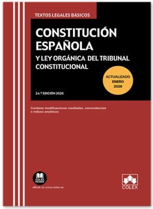 CONSTITUCIÓN ESPAÑOLA Y LEY ORGÁNICA DEL TRIBUNAL CONSTITUCIONAL
