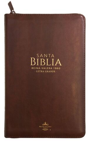 SANTA BIBLIA REINA-VALERA 1960 LETRA GRANDE CIERRE CREMALLERA
