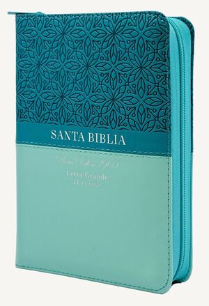 BIBLIA REINA VALERA 1960 TURQUESA LETRA GRANDE