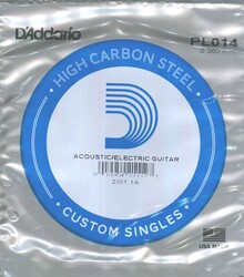 DADDARIO PL014 HIGH CARBON STEEL 