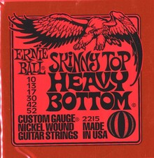 ERNIE BALL SKINNY HEAVY BOTTOM 2215 10-52