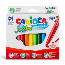 ROTULADORES 24 COLORES JUMBO CARIOCA 