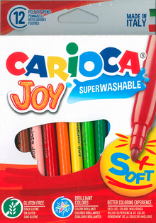 ROTULADORES CARIOCA JUMBO CAJA 12 COLORES