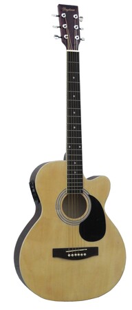 GUITARRA ACUSTICA DAYTONA A-401CE CUTAWAY NATURAL ELECTRIFICADA