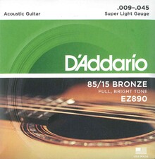 DADDARIO ACUSTICA 009-045 (JGO.)