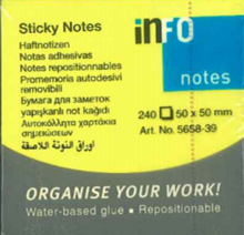 NOTE IT 50X50 MM COLORES INFO NOTES
