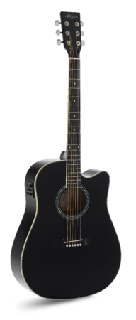 GUITARRA ACUSTICA ADMIRA TENNESSEE NEGRO BRILLO