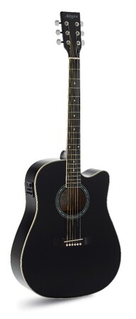 GUITARRA ACUSTICA ADMIRA TENNESSEE NEGRO SATINADO