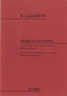 ADAGIO IN SOL MINORE (TOMMASO ALBINONI)