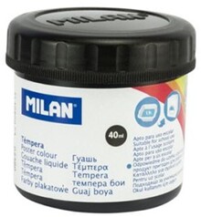 TEMPERA 40ML NEGRO MILAN 