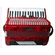 ACORDEON ESTRELLA 34/60 ROJO