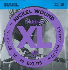 DADDARIO ELECTRICA EXL115 011-049 NICKEL WOUND